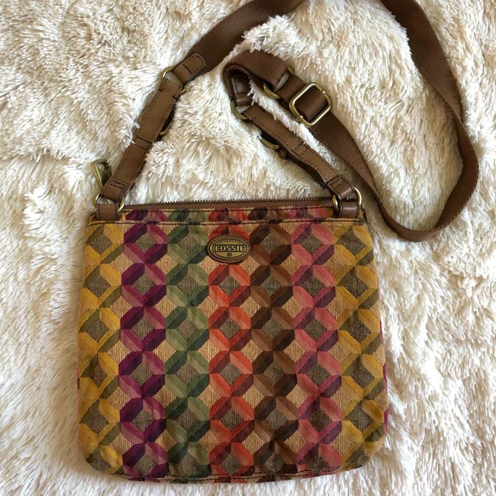 Authentic Fossil Crossbody Purse